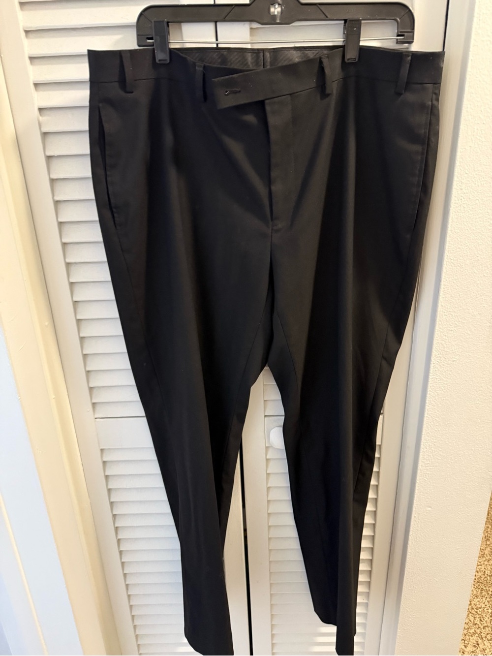 Calvin Klein Men's Black Dress Pants - Slim Fit